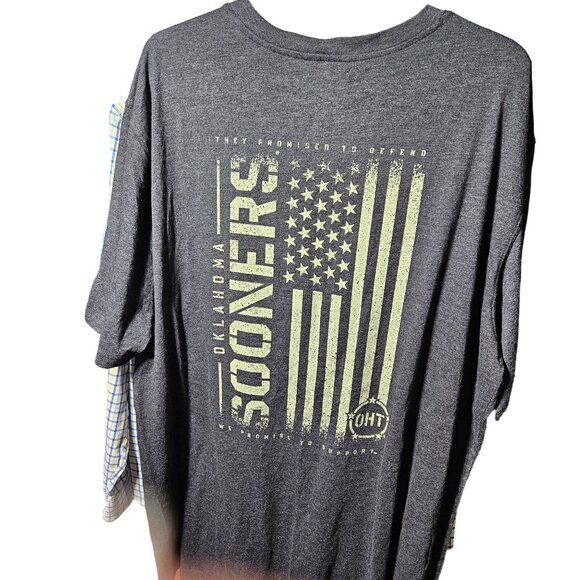 Colosseum Oklahoma Sooners Mens Big & Tall 2XT T-Shirt - Picture 5 of 5